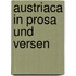 Austriaca in Prosa und Versen