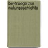 Beytraege zur Naturgeschichte