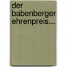 Der Babenberger Ehrenpreis... by Sebastian Brunner