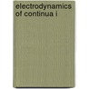 Electrodynamics of Continua I by Gerard A. Maugin