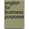 English for Business Purposes door Mitaka Yoneda