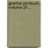 Goethe-jahrbuch, Volume 21...