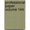 Professional Paper Volume 144 door Geological Survey