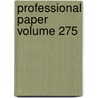 Professional Paper Volume 275 door Geological Survey