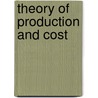 Theory of Production and Cost door G. Nter Fandel