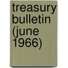 Treasury Bulletin (June 1966) by United States Dept of the Treasury