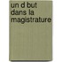 Un D But Dans La Magistrature