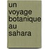 Un Voyage Botanique Au Sahara