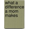 What a Difference a Mom Makes door Dr Kevin Leman