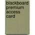 Blackboard Premium Access Card