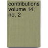 Contributions Volume 14, No. 2 by United States National Herbarium
