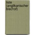 Liste (Anglikanischer Bischof)