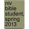 Niv Bible Student, Spring 2013 door Standard Publishing