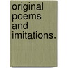 Original Poems and Imitations. by Ab Williams