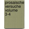 Prosaische Versuche Volume 3-4 by Gottlieb Conrad Pfeffel