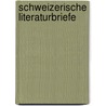 Schweizerische Literaturbriefe door Korrodi