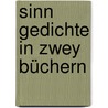 Sinn Gedichte in zwey Büchern by Johann Joachim Ewald