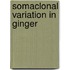 Somaclonal Variation in Ginger