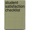 Student Satisfaction Checklist door Pooyan Yousefi Fard