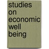 Studies On Economic Well Being door Yoram Amiel