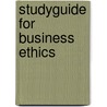 Studyguide for Business Ethics door Eve Hartman