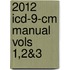 2012 Icd-9-cm Manual Vols 1,2&3