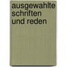 Ausgewahlte Schriften und Reden by Radowitz