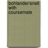 Bohlander/Snell with Coursemate door George W. Bohlander