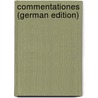 Commentationes (German Edition) door Tiedeseura Suomen