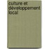 Culture et développement local