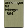 Erindringer fra Felttoget 1864. door Axel Zimmermann