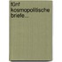 Fünf Kosmopolitische Briefe...