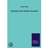 Gedanken über Goethe (Auswahl) by Victor Hehn