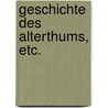 Geschichte des Alterthums, etc. door Johannes Bumueller