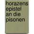 Horazens Epistel An Die Pisonen