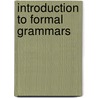 Introduction to Formal Grammars door Maurice Gross