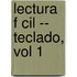 Lectura F Cil -- Teclado, Vol 1