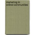 Marketing in Online-Communities