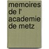 Memoires de L' Academie de Metz