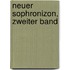 Neuer Sophronizon, zweiter Band