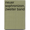 Neuer Sophronizon, zweiter Band by Heinrich Eberhard G. Paulus