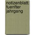 Notizenblatt: fuenfter Jahrgang