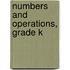Numbers and Operations, Grade K