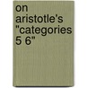 On Aristotle's "Categories 5 6" by Simplicius