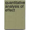 Quantitative analysis of effect by Sanjay Kumar