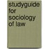 Studyguide for Sociology of Law