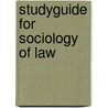 Studyguide for Sociology of Law door Cram101 Textbook Reviews