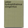 Ueber Hydrophthalmus Congenitus door Wilhelm Von Muralt