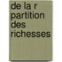 de La R Partition Des Richesses