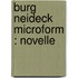 Burg Neideck microform : Novelle